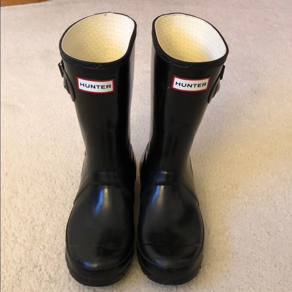Lightly worn HUNTER rainboots